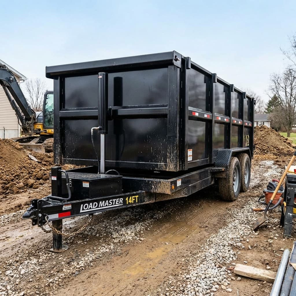 2023 Iron Bull 14ft Hydraulic Dump Trailer